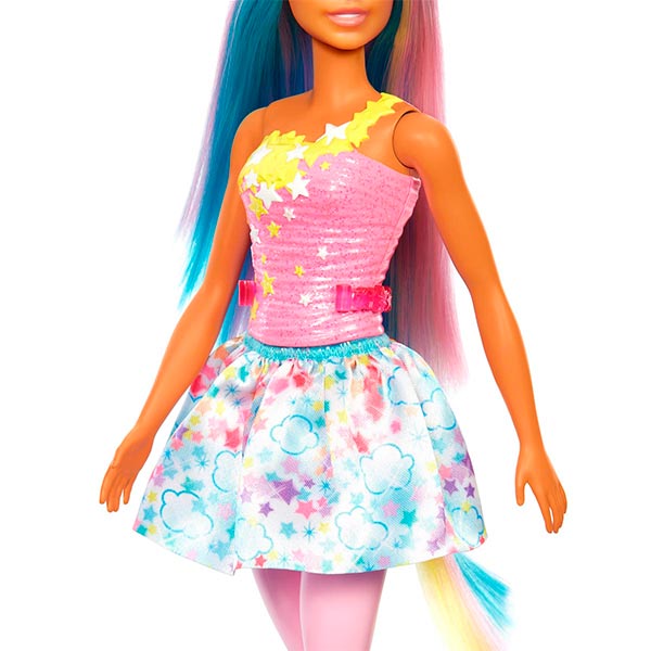 Muñeca Barbie Dreamtopia Unicornio Cuerno Rosa