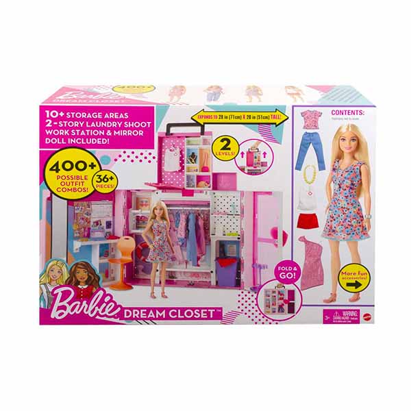 Barbie Set de juego Dream Closet Nuevo con Muñeca