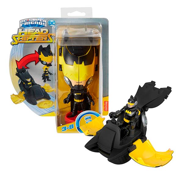 Imaginext figura super friends head shifters