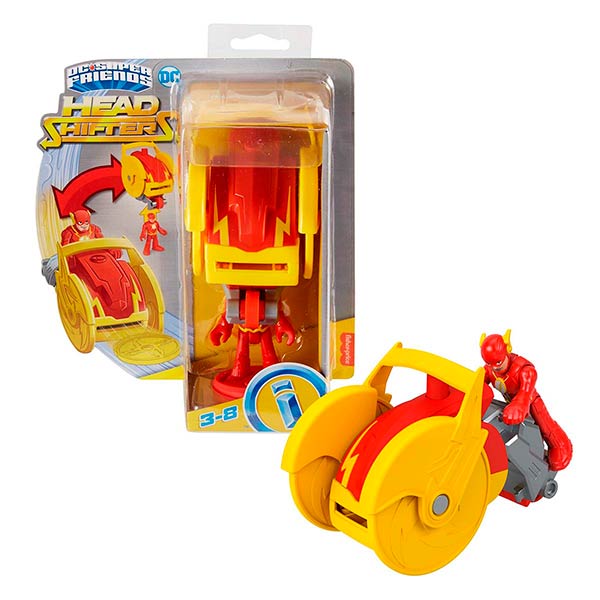 Figura Imaginext de Acción Head Shifters