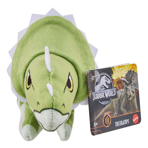 Jurassic world peluche de dinosaurio mini con soni