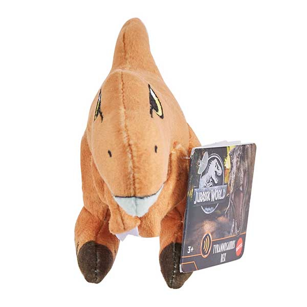 Jurassic world peluche de dinosaurio mini con soni