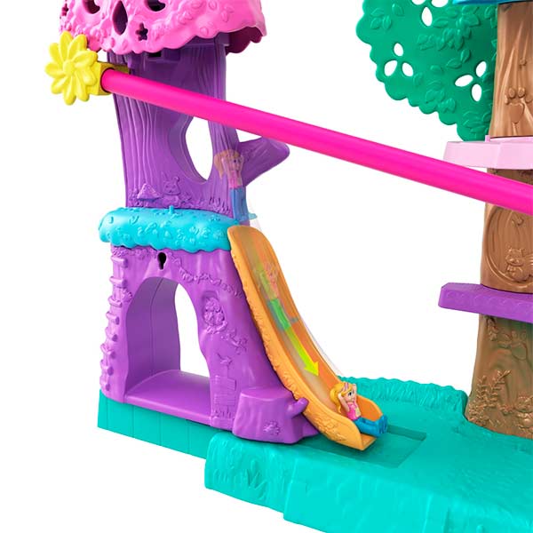 Polly Pocket aventuras casa de aventuras del árbol