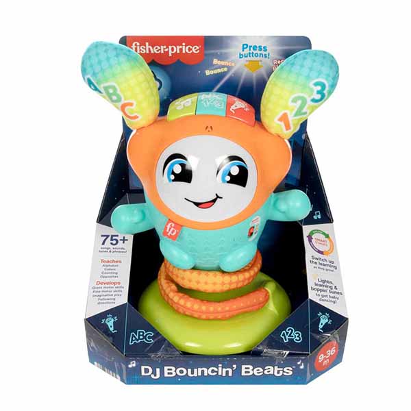 Fisher-Price DJ Bouncy salta y aprende