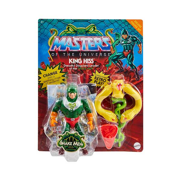 Figura de Acción Deluxe King Hiss MOTU