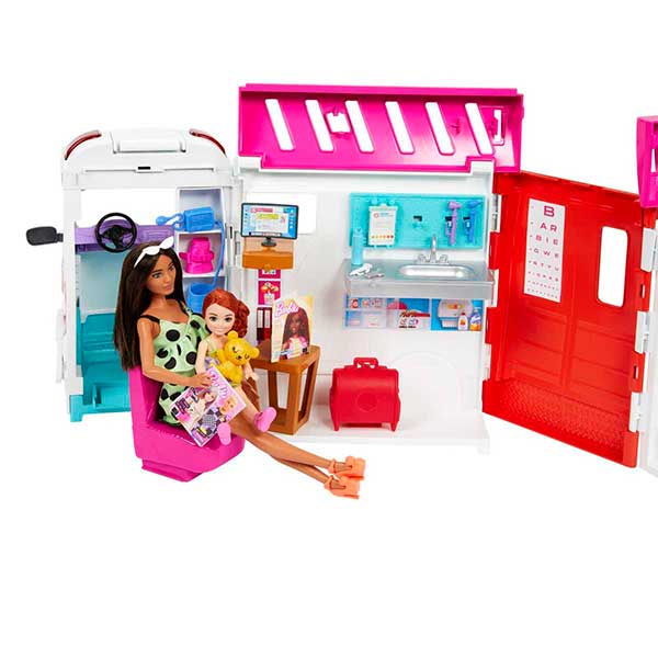 Barbie set clínica de atención médica