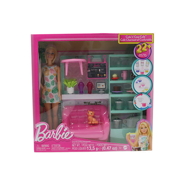 Barbie fashion & beauty set de juego tienda de té