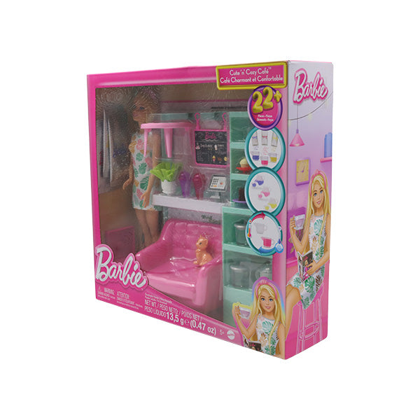 Barbie fashion & beauty set de juego tienda de té