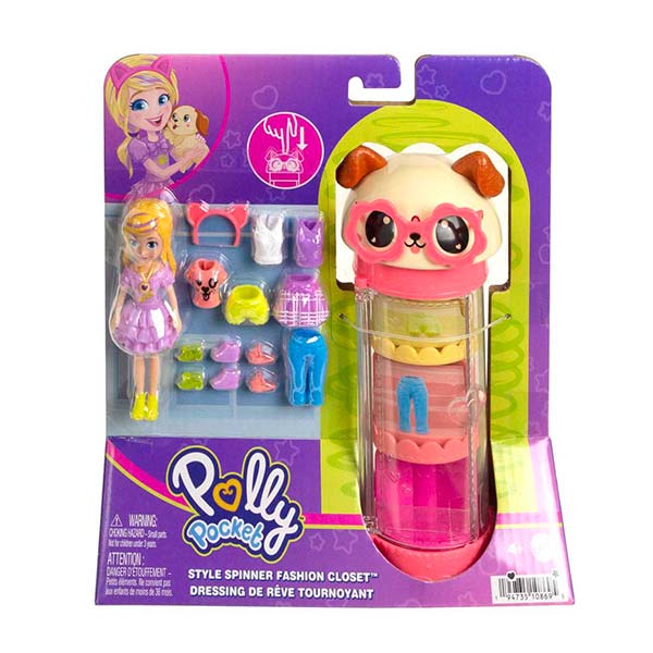 Polly Pocket set tubo de modas giratorio