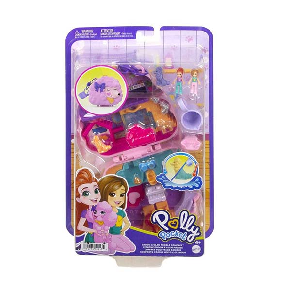 Polly Pocket set de juego compacto spa de poodle