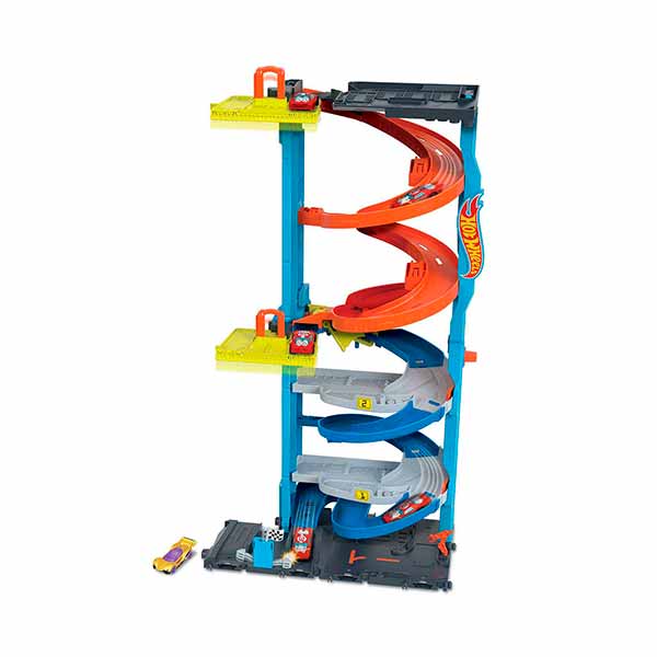 Torre Carreras Doble Altura Hot Wheels