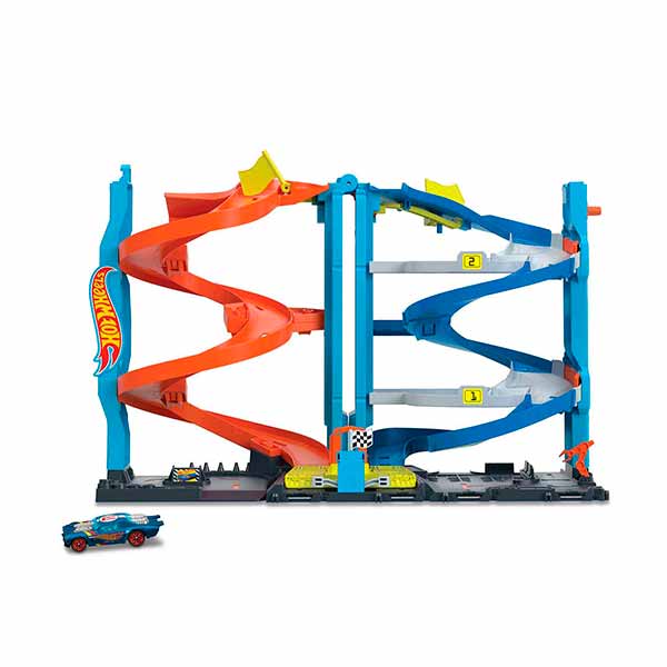 Torre Carreras Doble Altura Hot Wheels