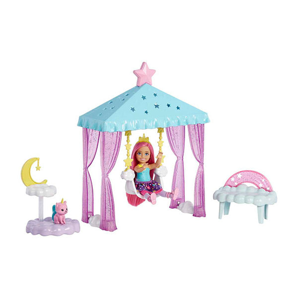 Barbie Chelsea columpio mágico en nubes