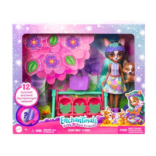 Enchantimals acompañada con bestie bebé