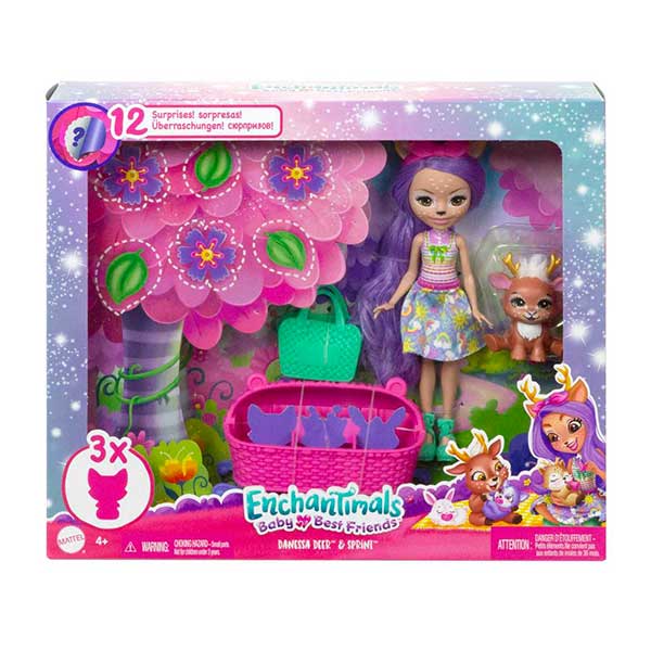 Enchantimals acompañada con bestie bebé