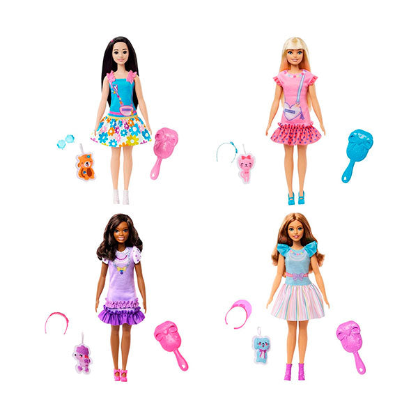Barbie Mi primera Barbie vestidos y mascotas