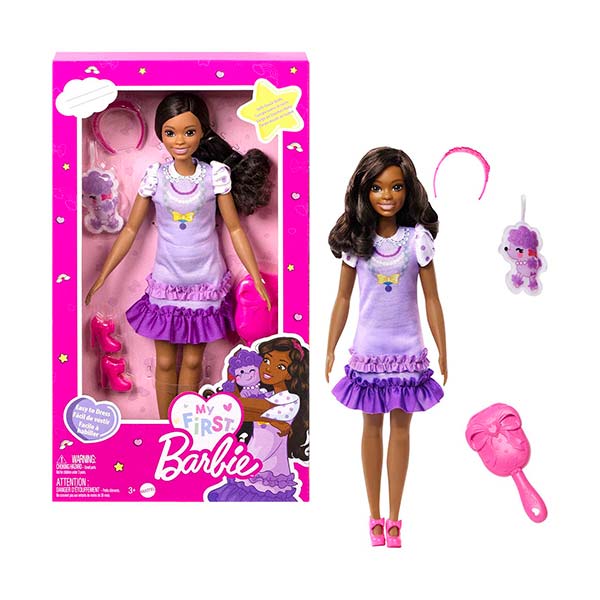 Muñeca Barbie Mi Primera Vestidos y Mascotas