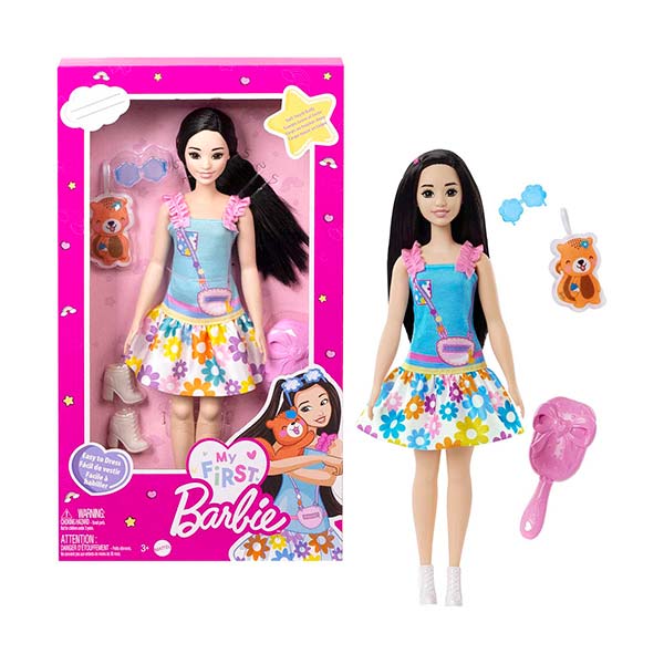 Muñeca Barbie Mi Primera Vestidos y Mascotas