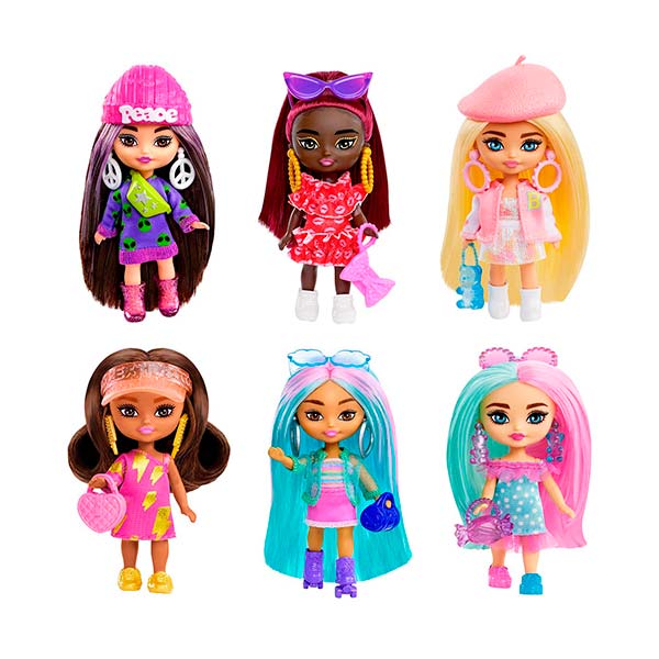 Muñeca Barbie Extra Mini Minis Atuendos Fashion