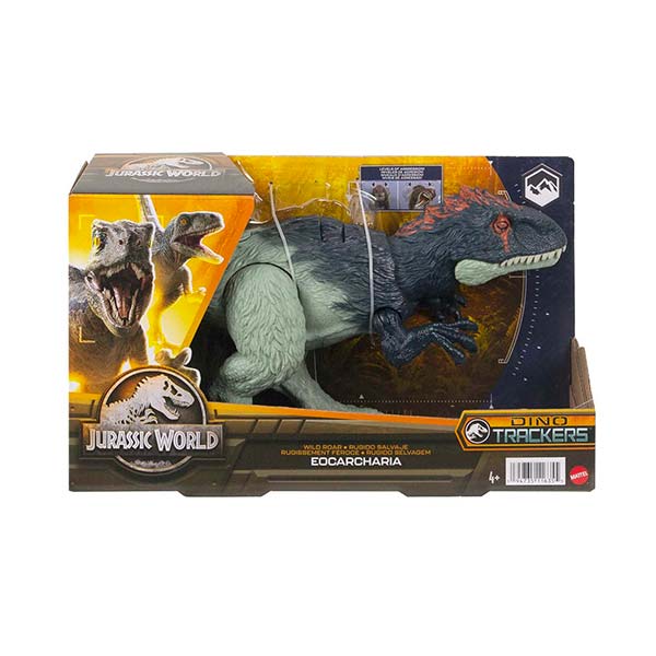 Jurassic World dinosaurio Eocarcharia rugido salvaje