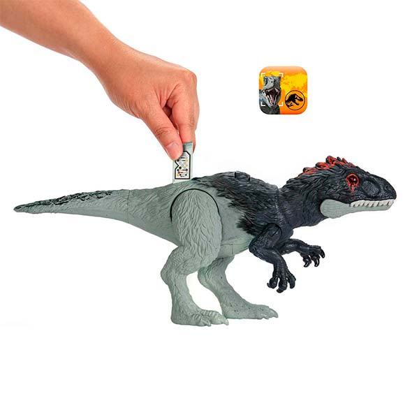 Jurassic World dinosaurio Eocarcharia rugido salvaje