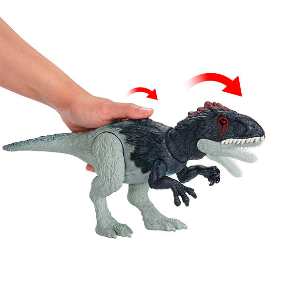 Jurassic World dinosaurio Eocarcharia rugido salvaje
