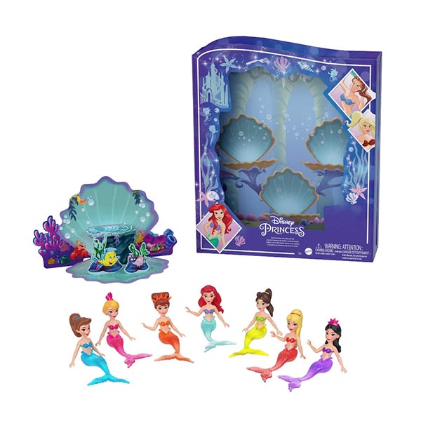 Disney Princesas Ariel y sus hermanas 7 pack