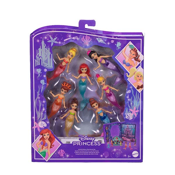 Disney Princesas Ariel y sus hermanas 7 pack