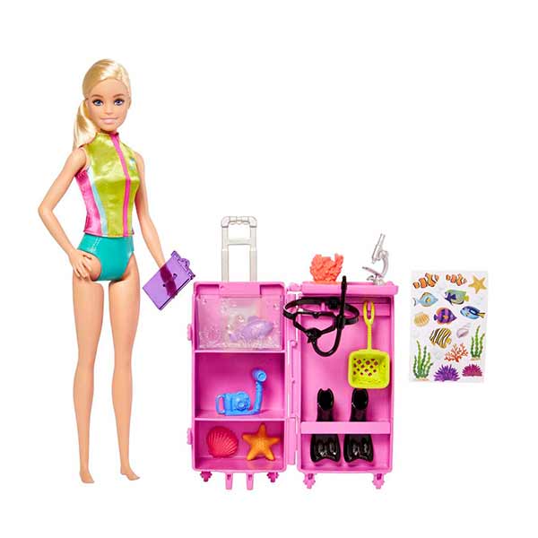 Barbie Profesiones set bióloga marina