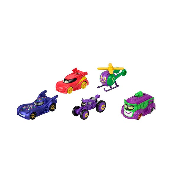 Fisher-Price Batwheels vehículo paquete 5 confetti