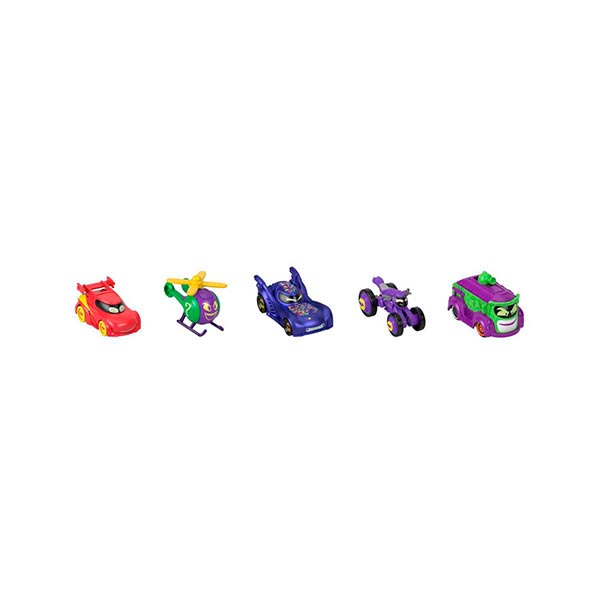 Fisher-Price Batwheels vehículo paquete 5 confetti