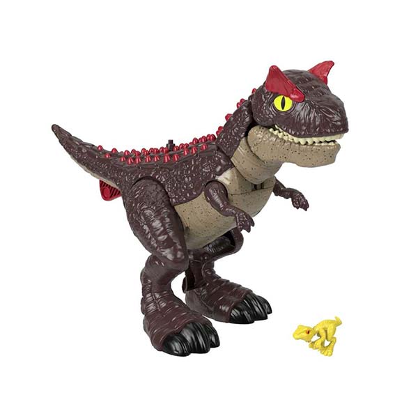 Imaginext dinosaurio carnotaurus modo defensa