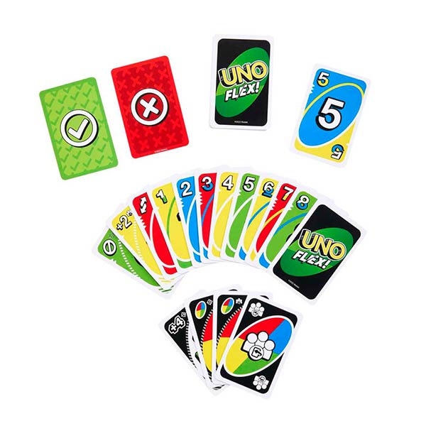 UNO juego de cartas flex