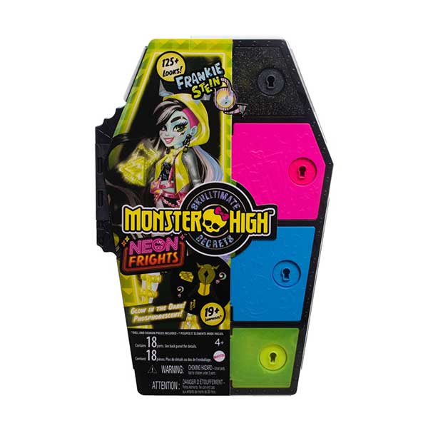 Monster High frankie secrets sustos neón