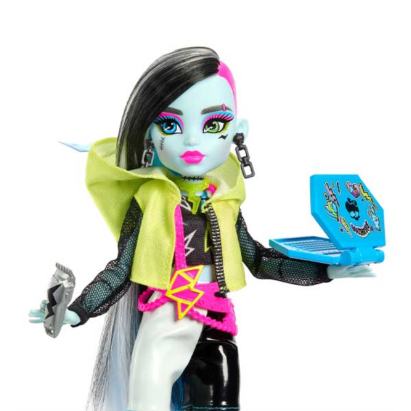 Monster High frankie secrets sustos neón