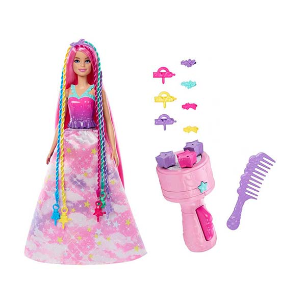 Barbie Fantasía trenzas mágicas nubes