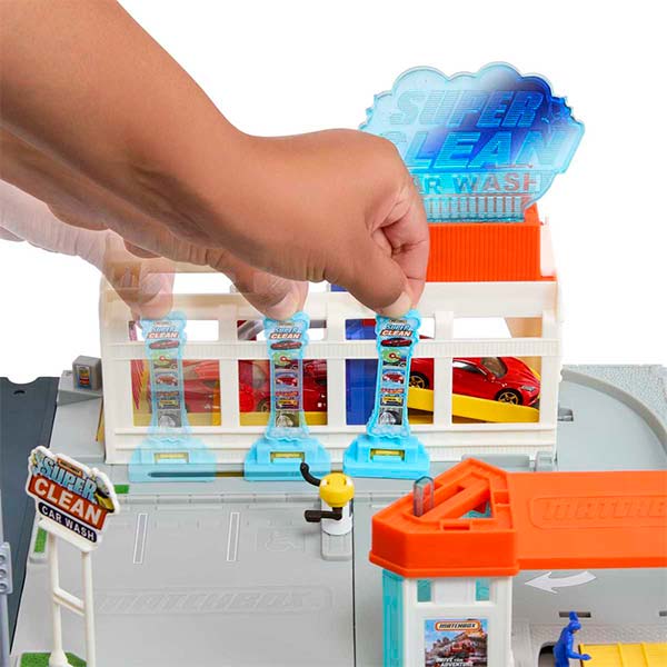 Matchbox playset acción super autolavado