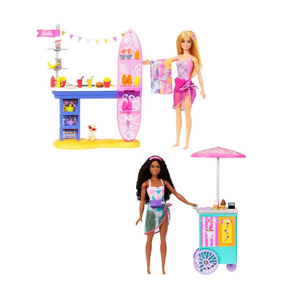 Barbie set de juego paseo en la playa