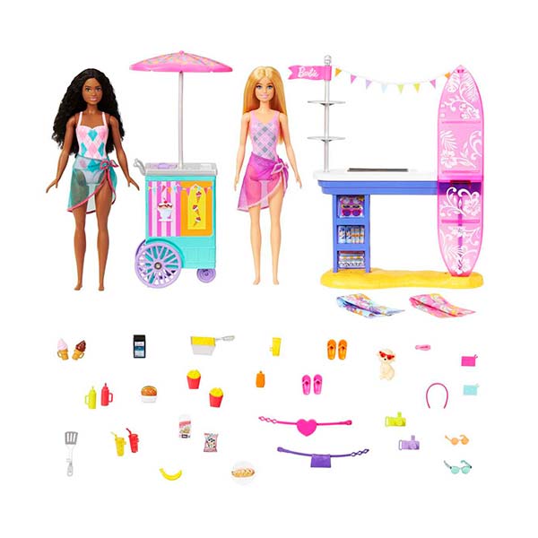 Barbie Set de juego paseo en la playa