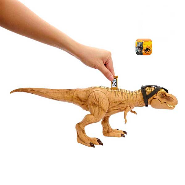 Jurassic World t-rex mordedora de caza