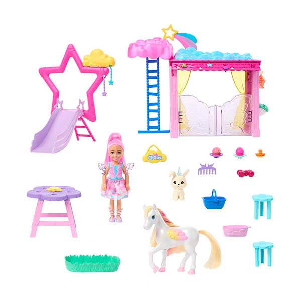 Barbie set de juego Chelsea y Pegasus