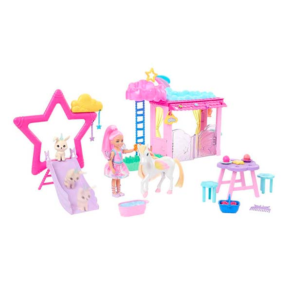 Barbie set de juego Chelsea y Pegasus