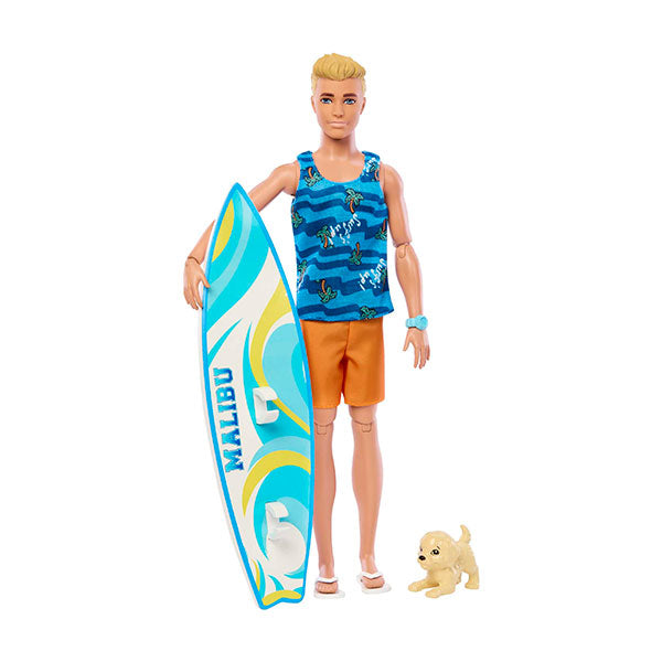Barbie muñeca día de surf y playa
