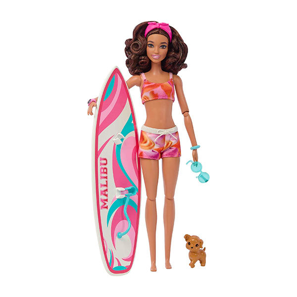 Barbie muñeca día de surf y playa