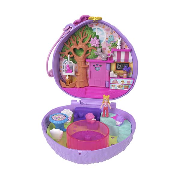 Polly Pocket set estuche de cafetería de erizo