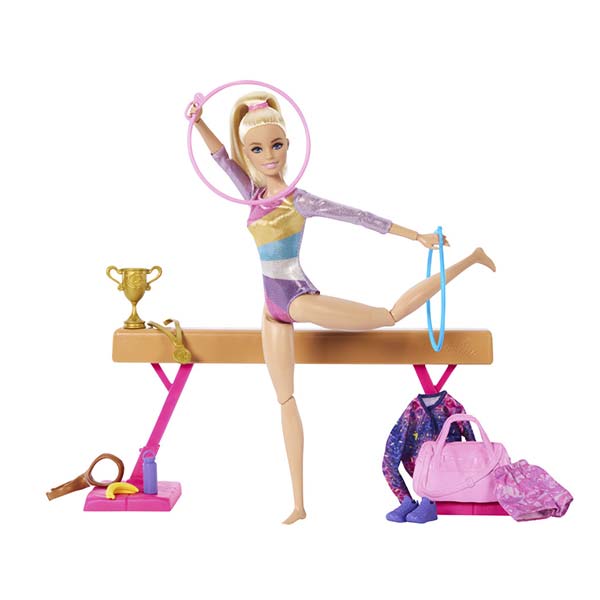 Barbie Playset gimnasta cabello rubio