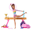 Barbie Playset gimnasta castaña