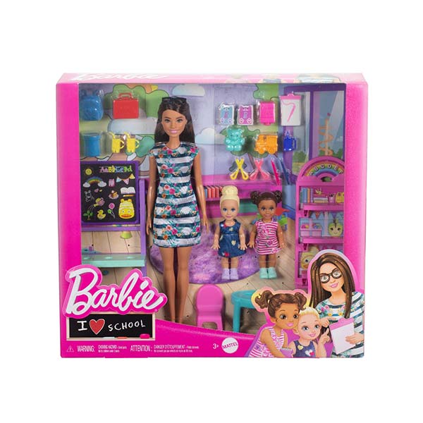 Barbie Set de juego primer día de clases