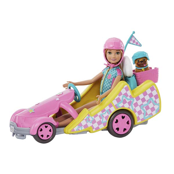 Barbie stacie al rescate go-kart