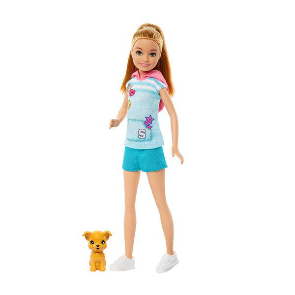 Barbie muñeca stacie con mascota al rescate